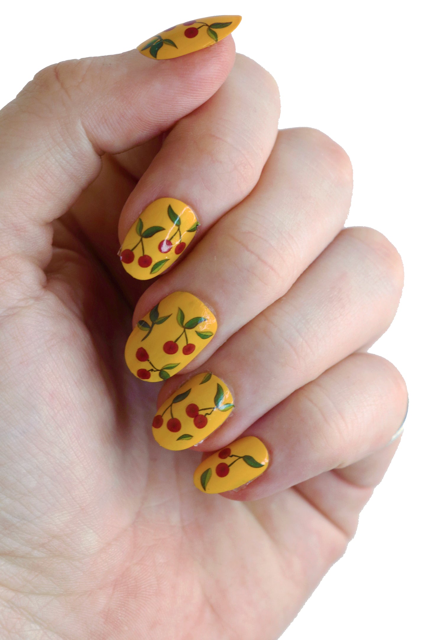 Cherry Waterslide Nail Decals