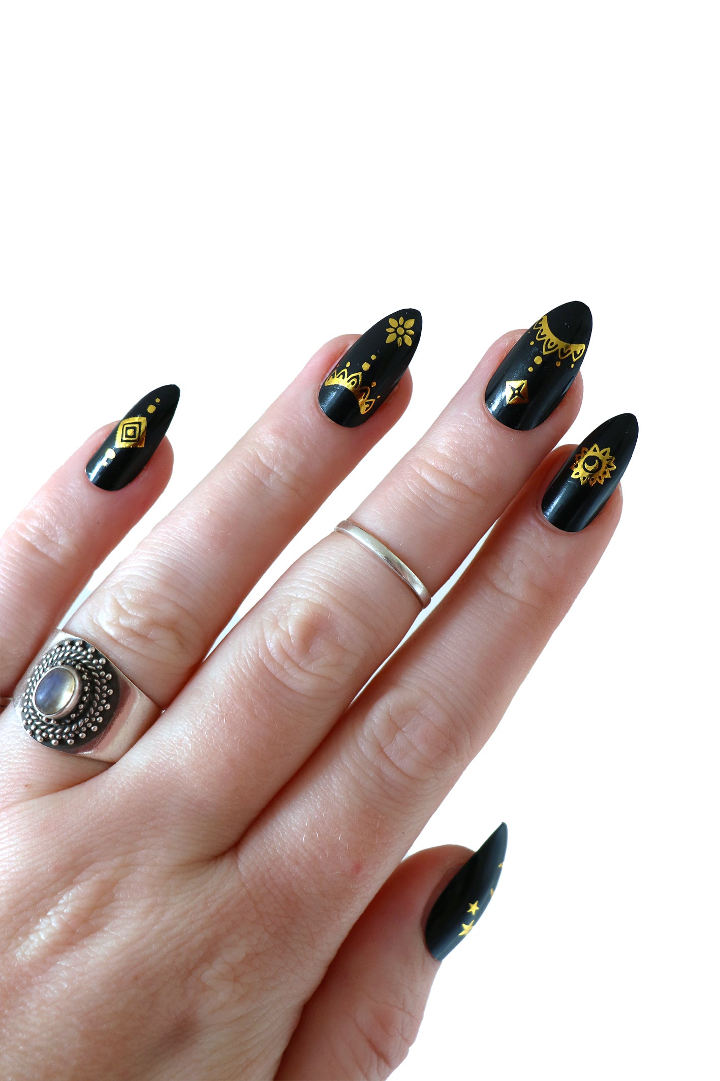 Bohemian Dreams Waterslide Nail Decals for diy nail art