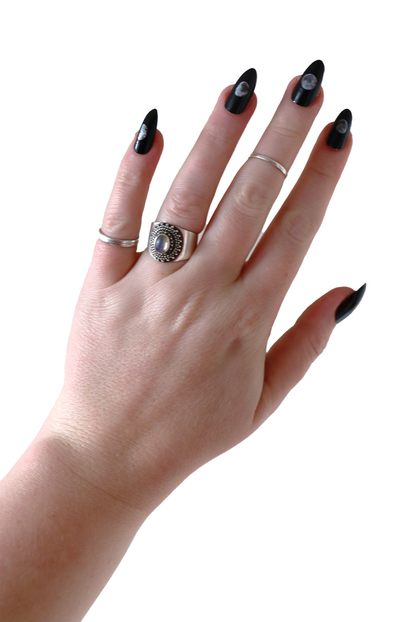 Moon Phase Nail Stickers or Nail Decals