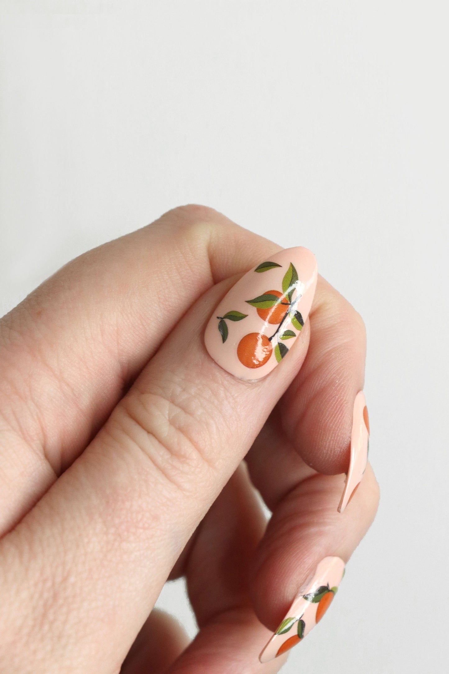 Oranges DIIY Nail Art