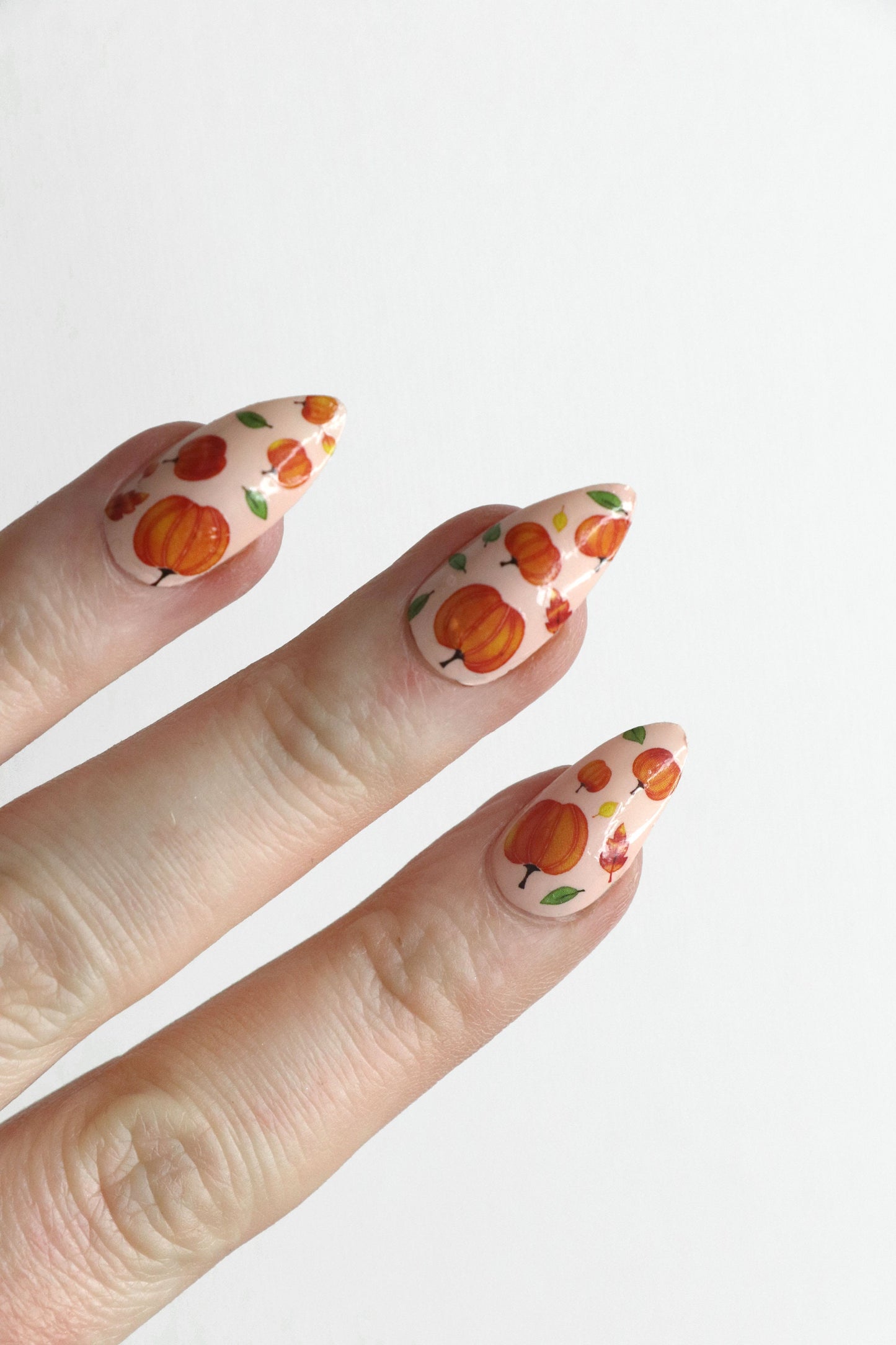 Pumpkin Nail Decals