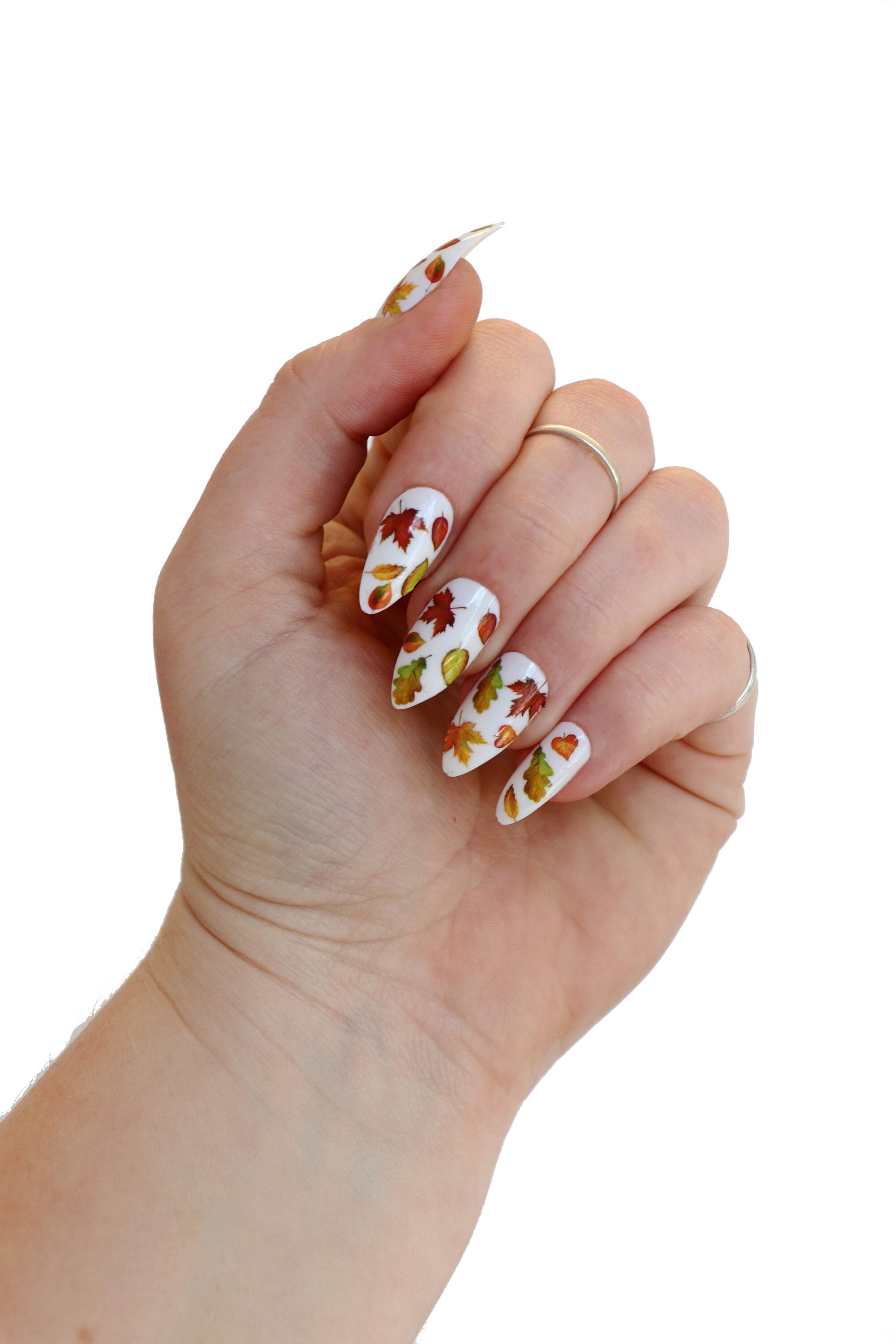 Autumn Leaves Nail Art DIY