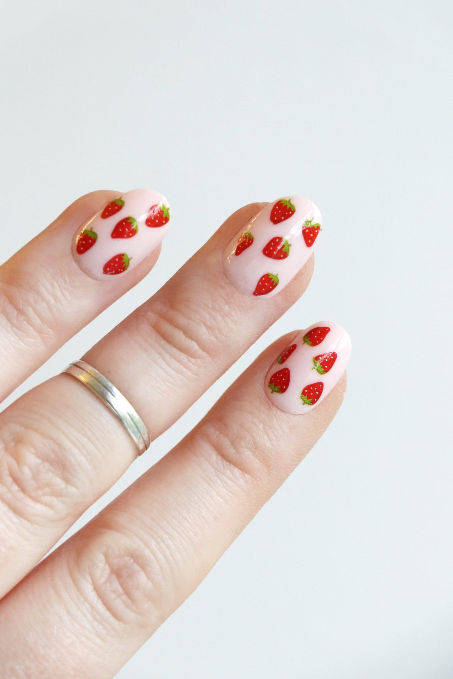 Strawberry Waterslide Nail stickers