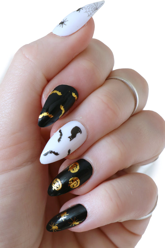 Halloween Waterslide Nail Decals for the best DIY Halloween Nail Art