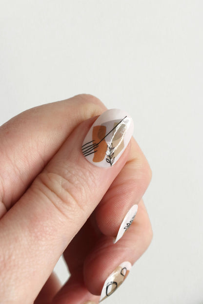 Modern Art Waterslide Nail Decals