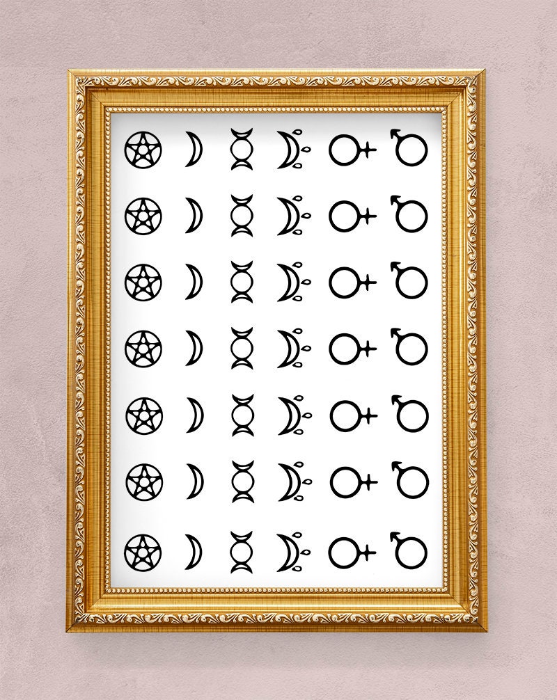 Witch Waterslide Nail Decals sheet